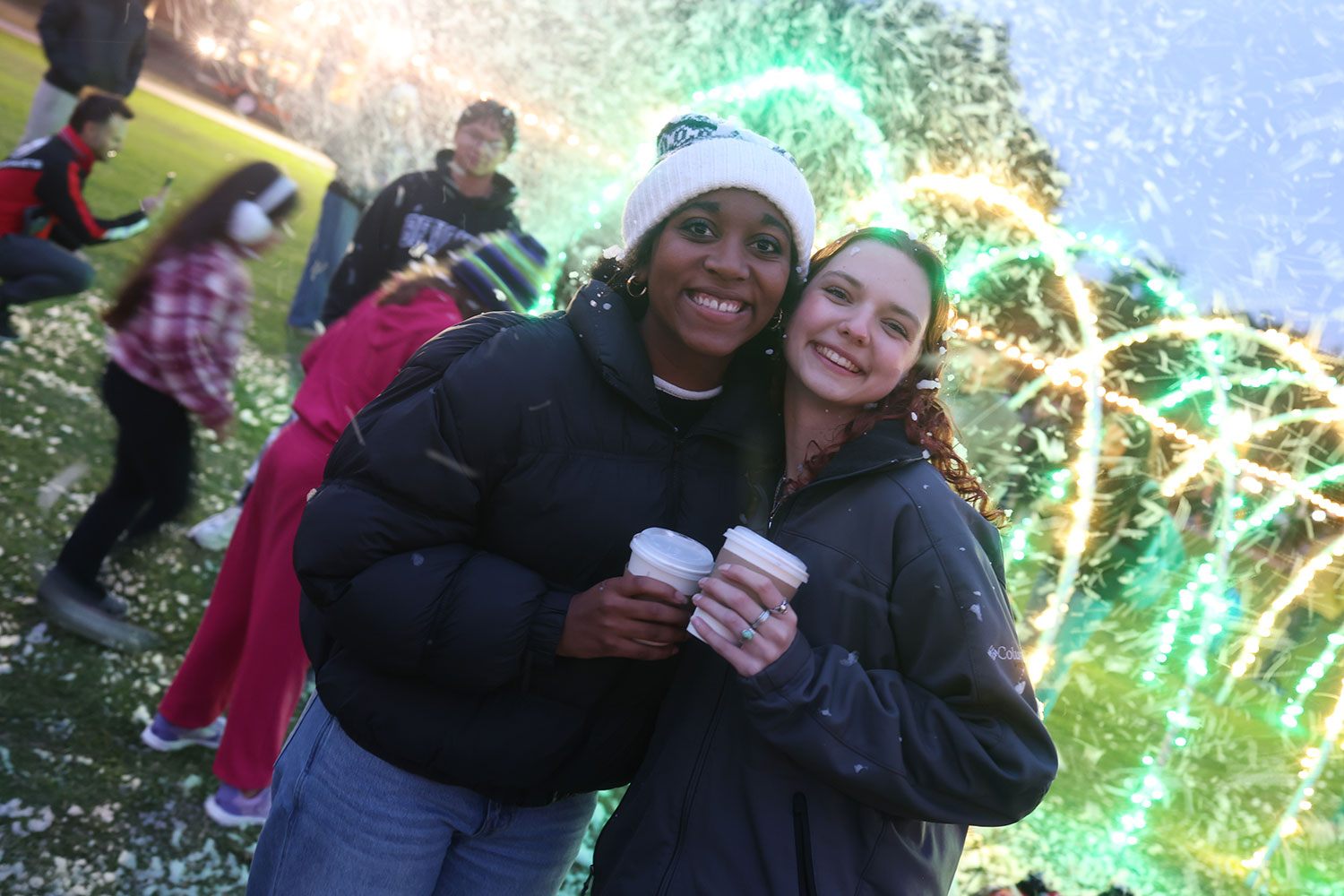 Two female Baylor students 